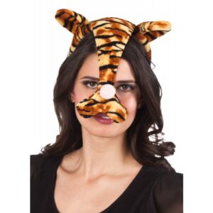 Tiger Maske mit Ohren und Schnauze