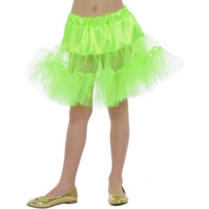 Tütü Petticoat neon-grün für Kinder-Kinder 128