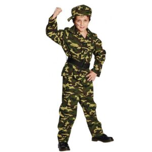 Army Soldat Camouflage Kinderkostüm-Kinder 140