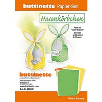 buttinette Bastel-Set "Hasenkörbchen"