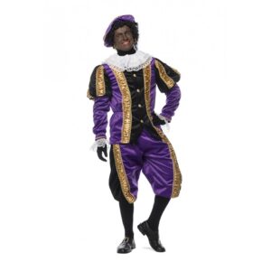 Zwarter Peter Piet Kostüm Deluxe violett