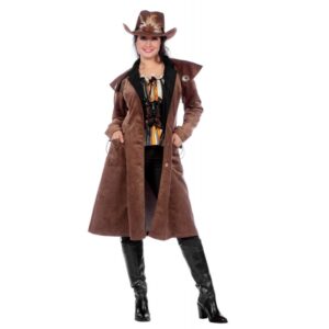 Western Mantel für Damen braun Deluxe-Damen 56