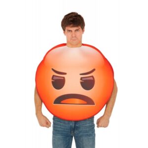 Wut Emoji Kostüm für Erwachsene