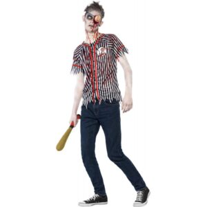 Zombie Baseballspieler Kostüm für Teenager