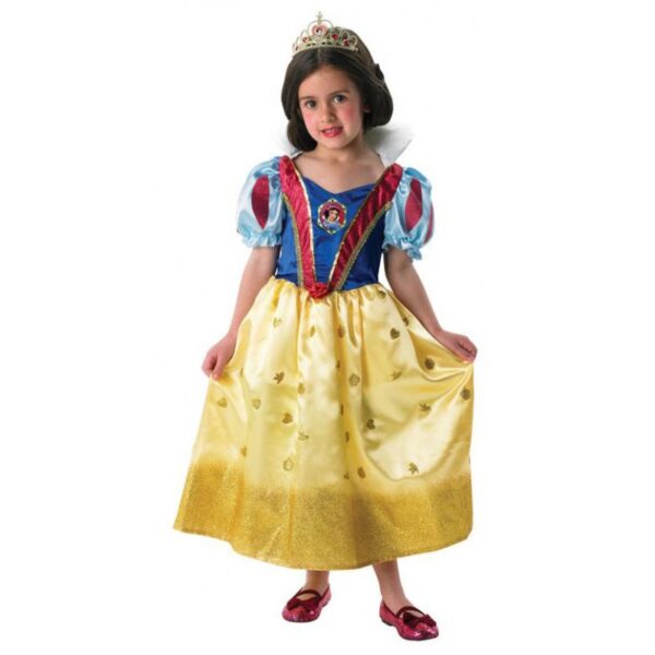 Snow White Glitter Kostüm für Kinder-L