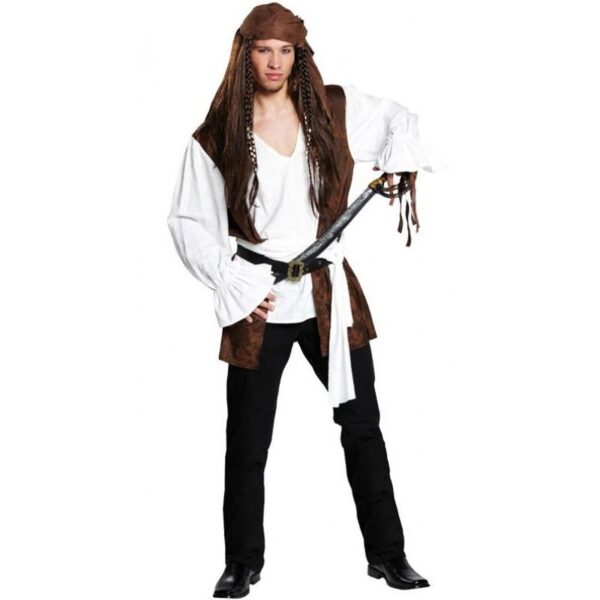 Pirat Piet Kostüm für Herren-Herren 58