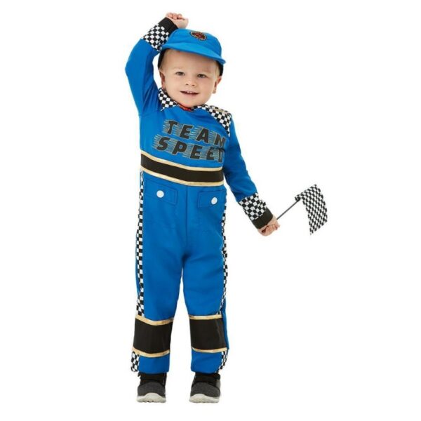 Mini Racing Rennfahrer Kostüm für Kinder-Kinder 1-2 Jahre