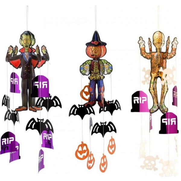 Halloween Mobile 3-Styles-skelett