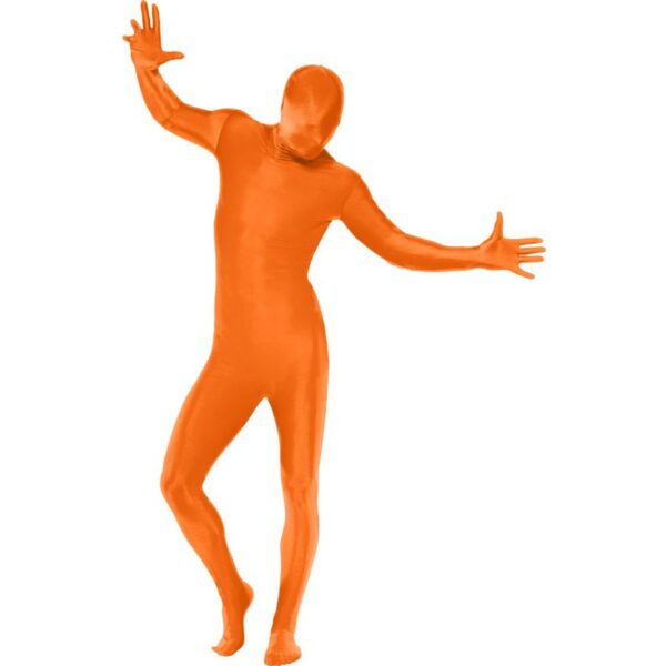 Orangefarbener Ganzkörperanzug-XL