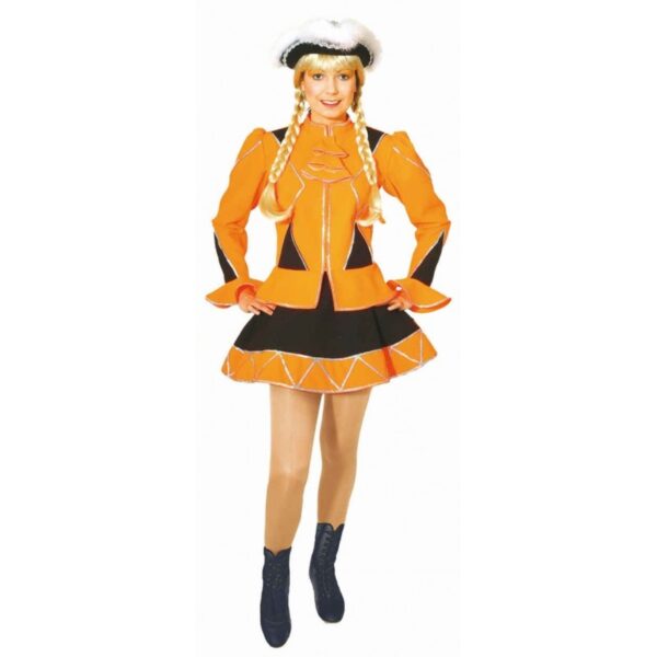 Funkenmarie Kostüm in orange-Damen 42