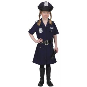 Polizei-Dress Kostüm für Mädchen-Kinder 128
