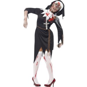 Zombie Nonnen Kostüm-XL