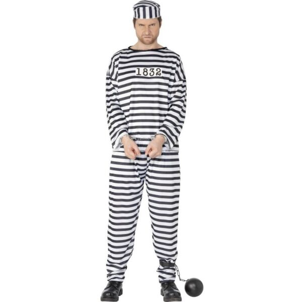 Gefängnishäftling Kostüm-L