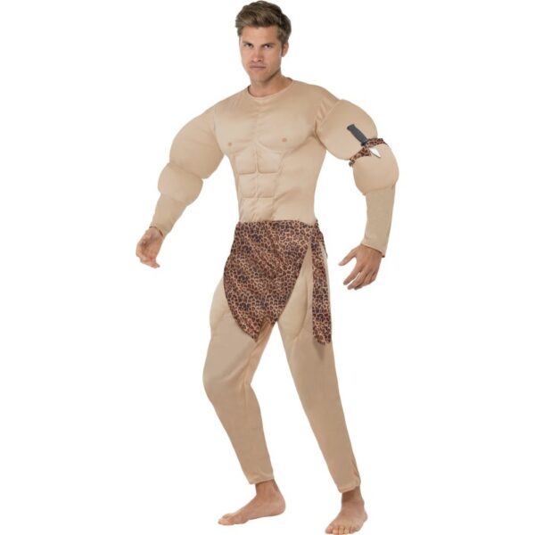 Muskel Tarzan Kostüm-M