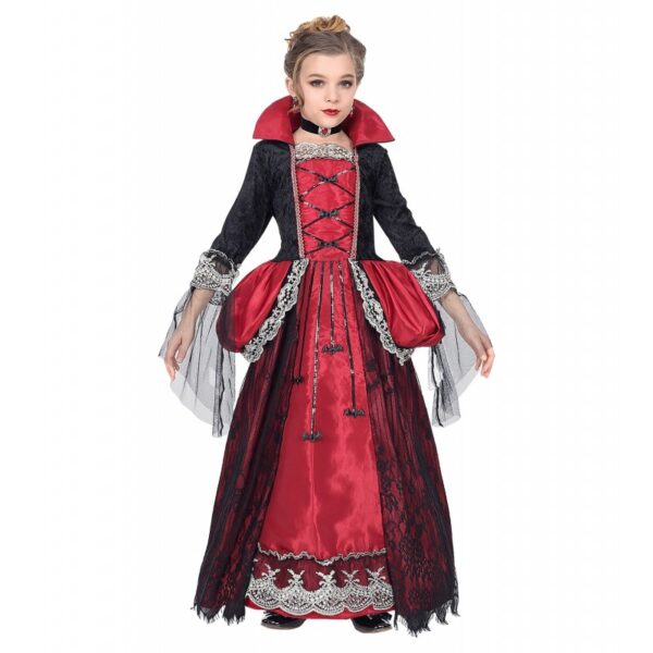 Extravagantes Vampirkostüm für Mädchen-Kinder 158