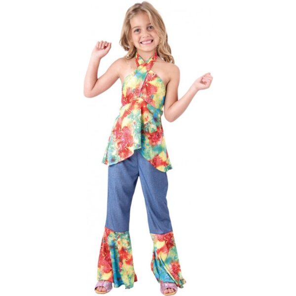Sunstar Hippie Girl Kostüm-Kinder 7-9