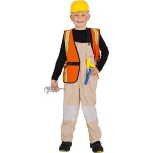 Bauarbeiter Kinderkostüm -Kinder 116