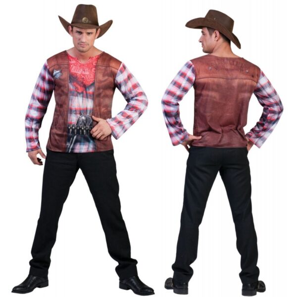 Sheriff Shirt mit 3D Effekt-Herren 52