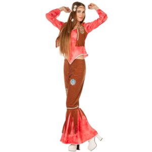 60's Hippie Willow Flower-Power Kostüm-Damen 34