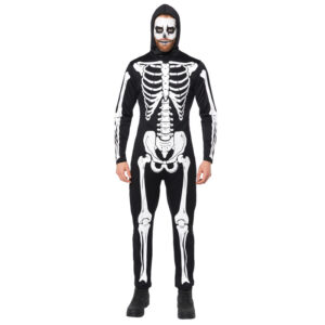 Skeleton Overall Herrenkostüm-XXL