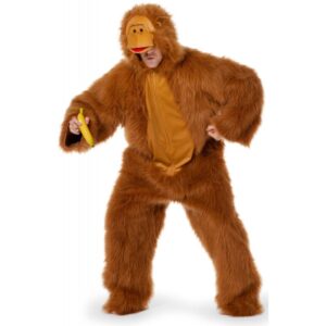Gorilla Kostüm für Herren Deluxe-Herren 50