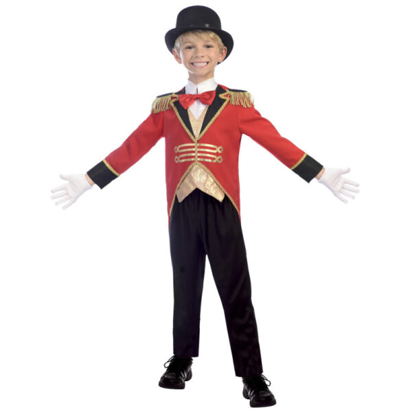Bonsalli Zirkusdirektor Kostüm für Kinder-Kinder 8-10 Jahre