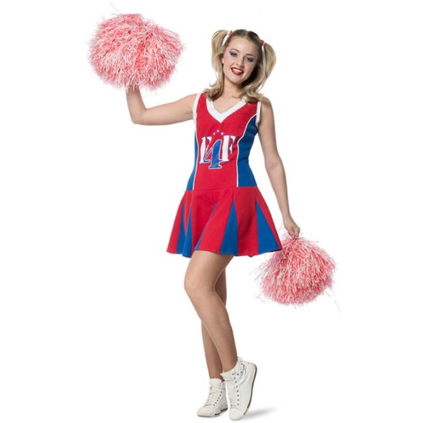 American Cheerleader Damenkostüm-Damen 44