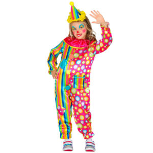 Rainbow Bubble Clownskostüm für Kinder-Kinder 104
