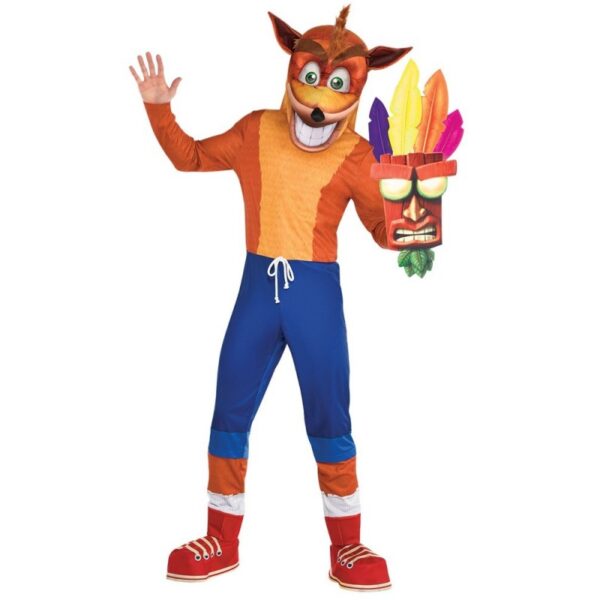 Crash Bandicoot Lizenzkostüm für Erwachsene-M