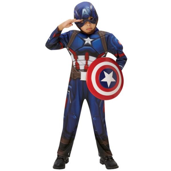 Deluxe Captain America Civil War Kinderkostüm-L