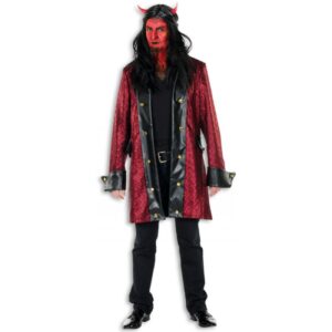 Devil Gothic Mantel rot für Herren-Herren 60