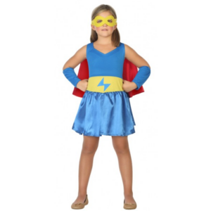 Superheldin Salina Kinderkostüm-Kinder 7-9 Jahre