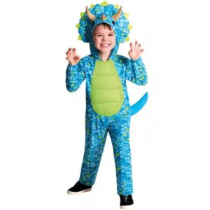 Blue Dino Dinosaurier Kostüm für Jungen-Kinder 6-8 Jahre