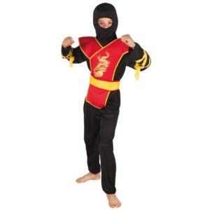 Dragon Ninja Kämpfer Kostüm für Kinder-Kinder 10-12