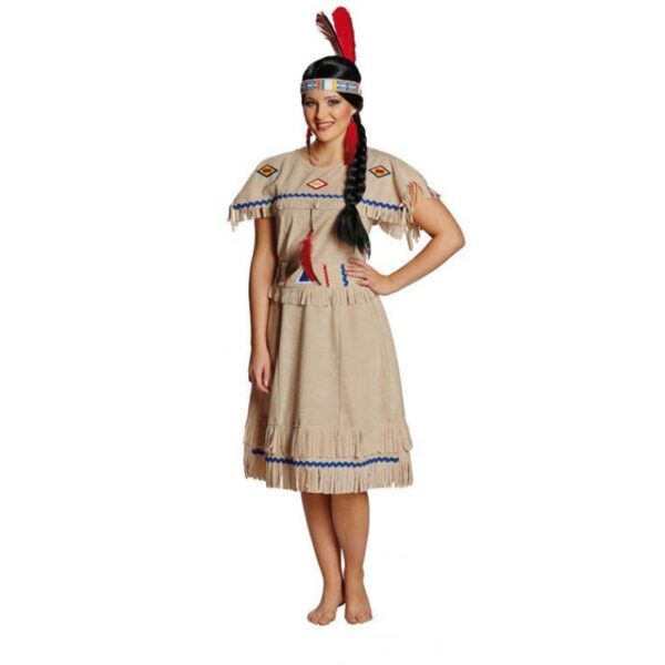 Indianerin rote Feder Damenkostüm-Damen 48