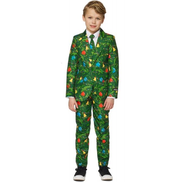 Suitmeister Teen Green Trees Anzug-Kinder 158/164