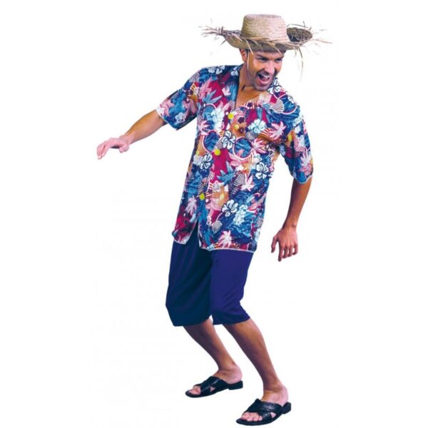 Hawaii Guy Kostüm bunt-M/L