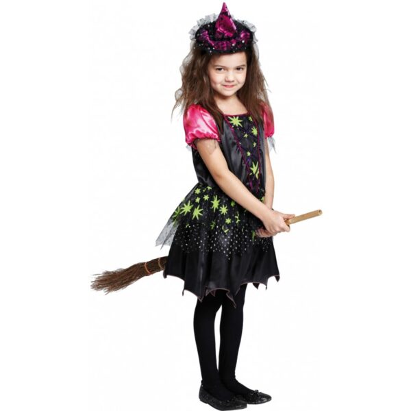 Magic Witch Hexen Kostüm für Kinder - Größe 128
