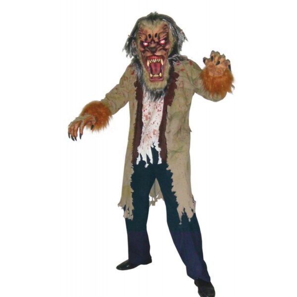 Horror Werwolf Halloween Kostüm für Herren-M/L