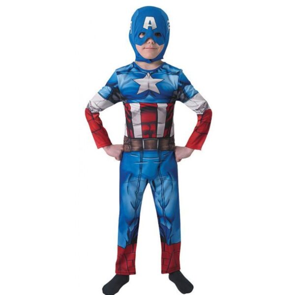 Captain America Avengers Kinderkostüm-L