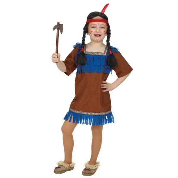 Apachen Mädchen Kinderkostüm-Kinder 104