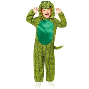 Kroki Krokodil Overall Kostüm für Kinder-Kinder 3-4 Jahre