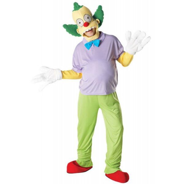 Krusty the Clown Simpson Herrenkostüm Classic-M/L