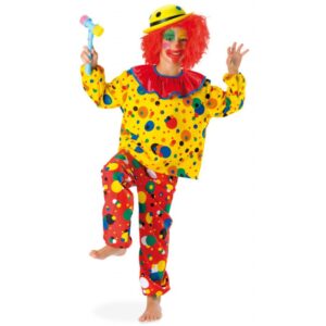 Lustiger Clown Juppi Kinderkostüm-Kinder 116