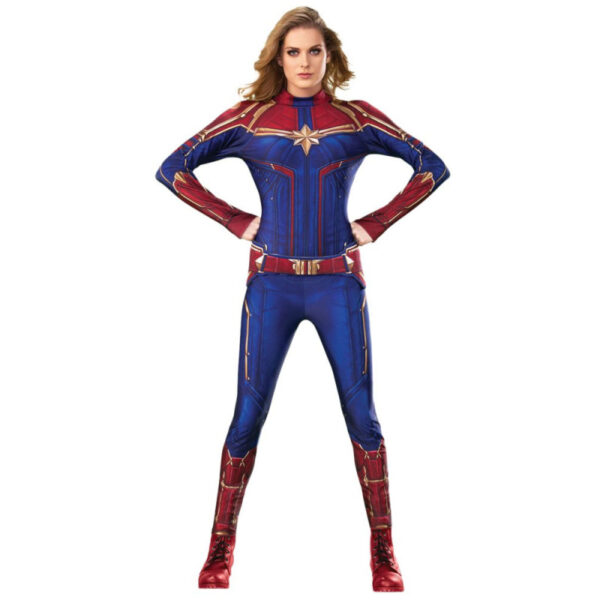 Captain Marvel Damenkostüm Deluxe-XS