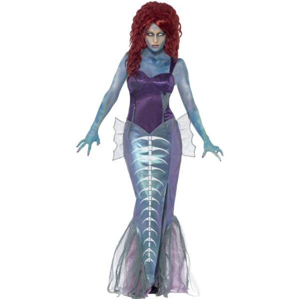 Meerjungfrau Nixe Zombie Kostüm-L