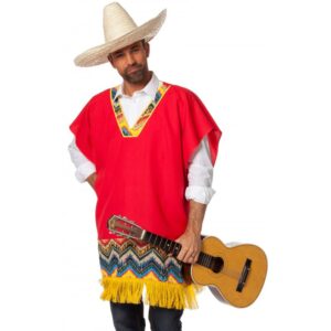 Pablo Mexikaner Poncho-Herren 60