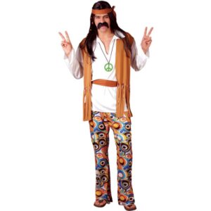 Peaceful Larry Hippie Kostüm-L