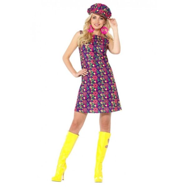 Pippa Peace Hippie Kostüm-L
