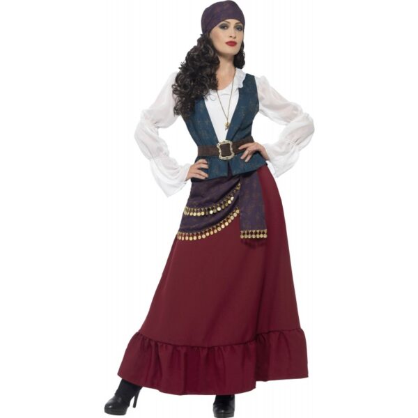 Piraten-Schönheit Damenkostüm Deluxe-XL